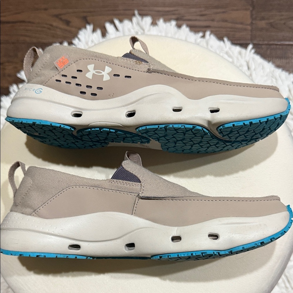 Under Armour Tan Casual Slip-Ons